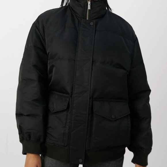 THEORY OFFSET PUFFER COAT - Picture 1 of 1